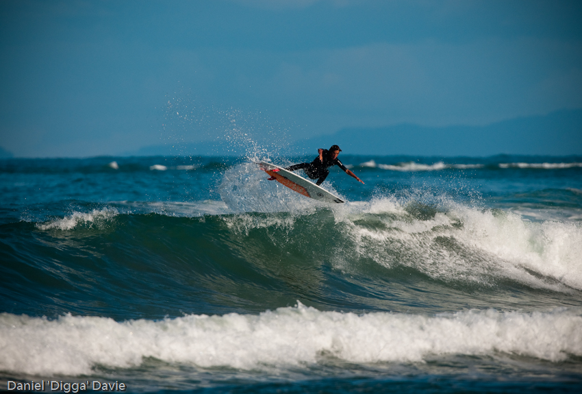 Here's a few shots from his last surf as a 14 year old yesterday.